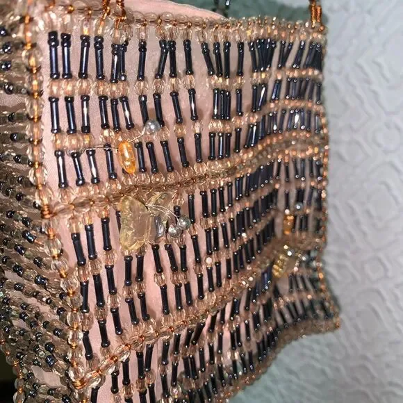 Vintage Hand Crafted wire and beaded mini bags with butterfly designs - Picture 10 of 11